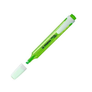 Evidenziatore a penna Stabilo Swing Cool con clip tecnologia anti dry-out col. Fluo Verde