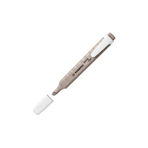 Evidenziatore a penna Stabilo Swing Cool nature - Cenere