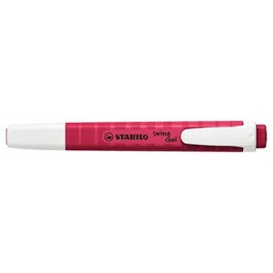 Evidenziatore a penna Stabilo Swing cool wildflowers - borgogna