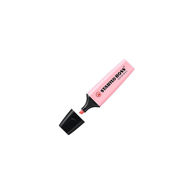 Evidenziatore Stabilo Boss rosa pastello