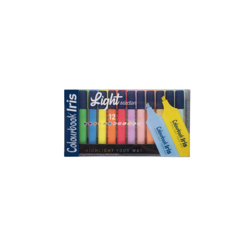 Evidenziatoriris Light Selection colourbook 12pz