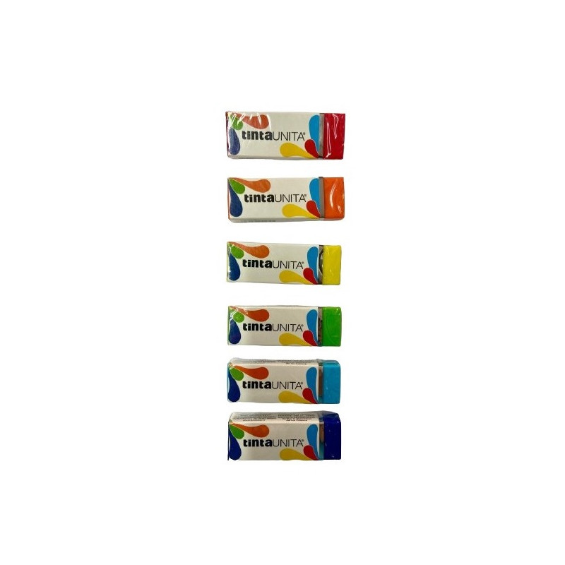 Gomma 6 colori  TINTAUNITA