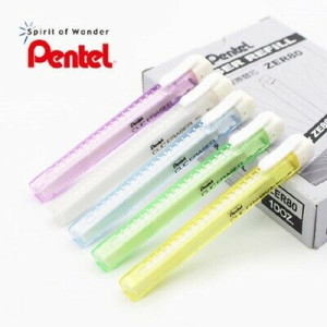 Gomma a scatto PVC free - portagomma- gomma a matita Clic eraser -