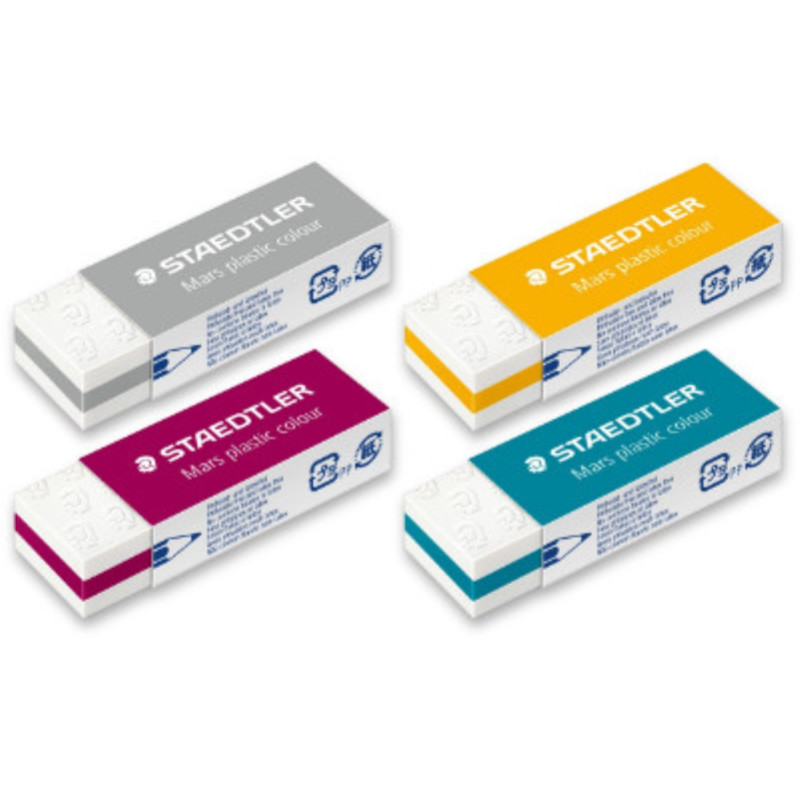Gomma bianca Staedtler vari colori