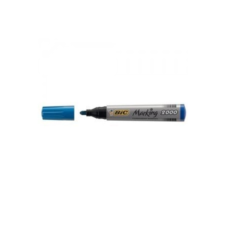 Marker Bic punta tonda blu 2000