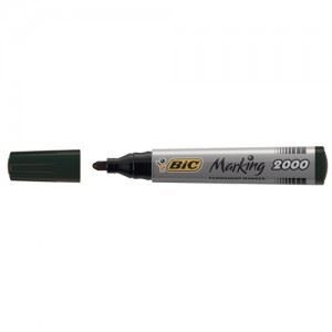 Marker Bic punta tonda nero 2000