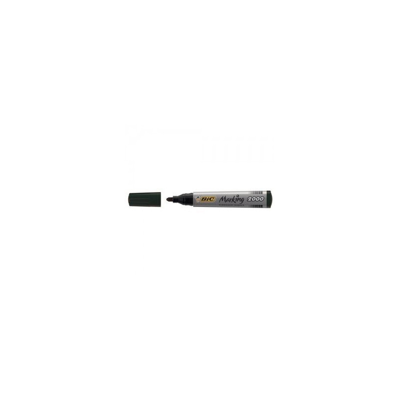 Marker Bic punta tonda nero 2000