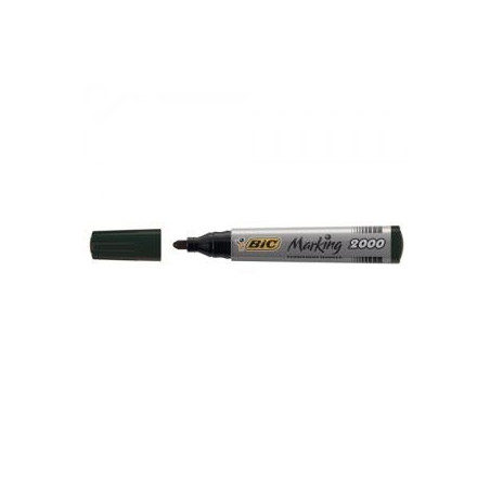 Marker Bic punta tonda nero 2000