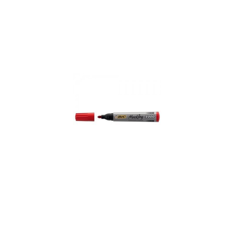 Marker Bic punta tonda rosso 2000