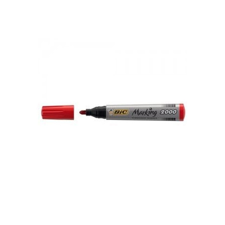 Marker Bic punta tonda rosso 2000