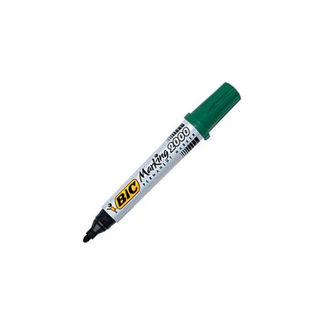 Marker Bic punta tonda verde 2000