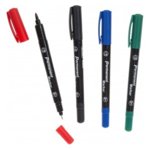 Marker OHP permanente doppia punta M 4 colori