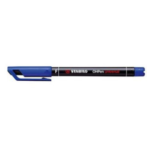 Marker OHP Stabilo F blu