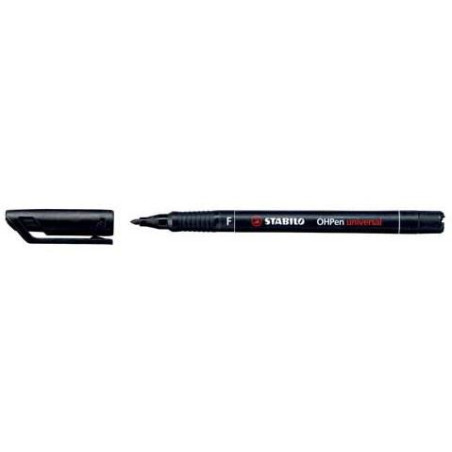 Marker OHP Stabilo F nero