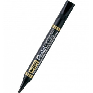 Marker pentel N860 nero punta scalpello