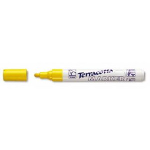 Marker per terracotta 4mm bianco cwr