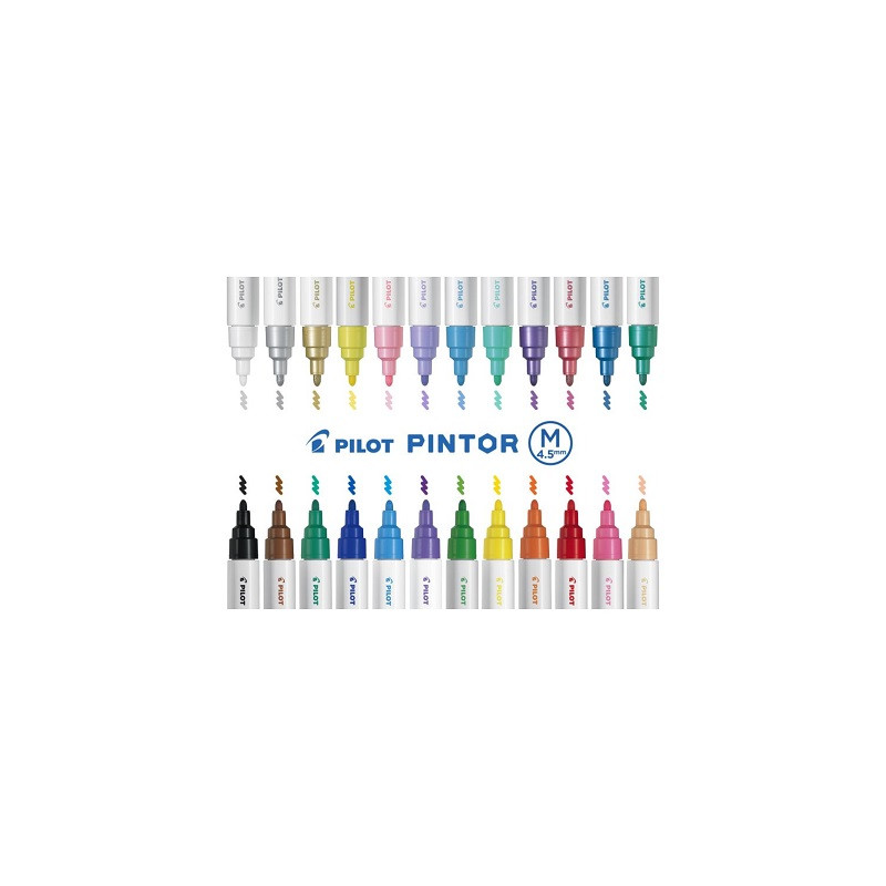 Marker Pilot Pintor - Marcatore a tempera a base acqua - 1,4mm - celeste pastello