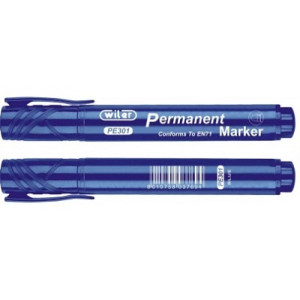 Marker punta tonda standard blu 12pz