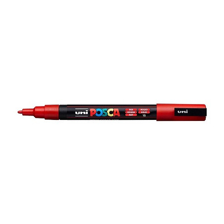 Marker Uni Posca PC3 ROSSO