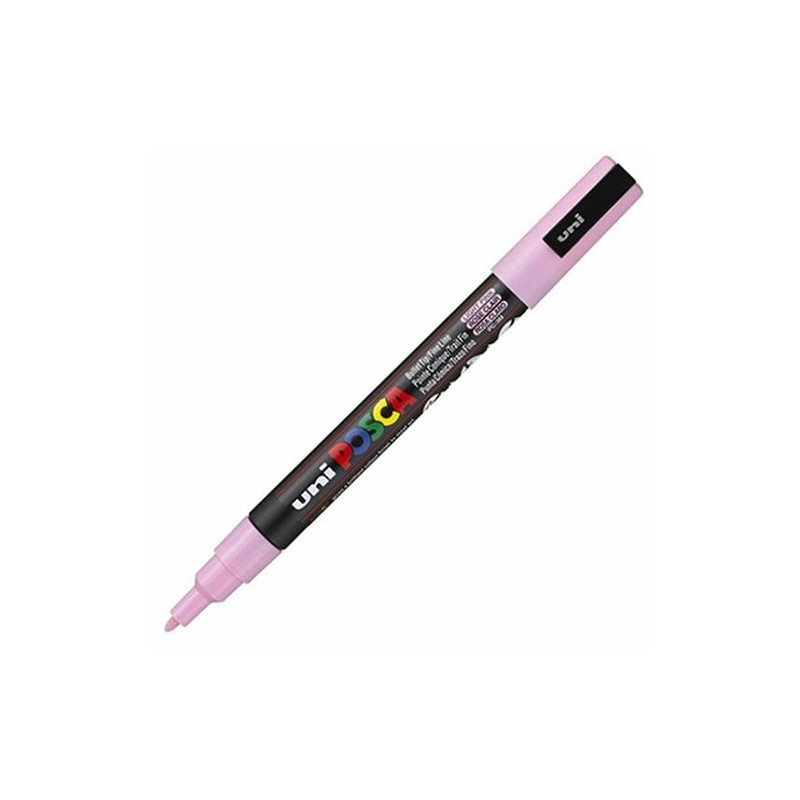 Marker Uni Posca PC3m rosa chiaro pastello