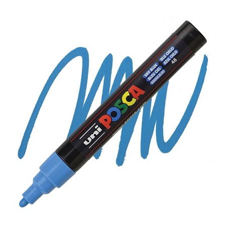 Marker Uni Posca PC5M blu cielo