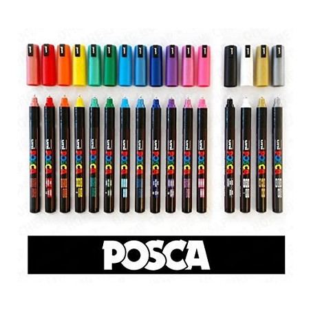 UNI POSCA PC1 ROSA METAL
