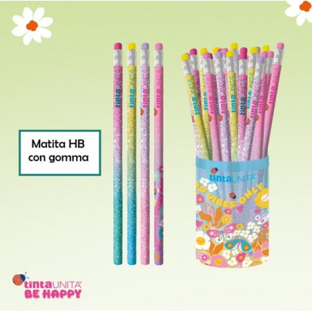 Matita c/gomma Tintaunita Be happy