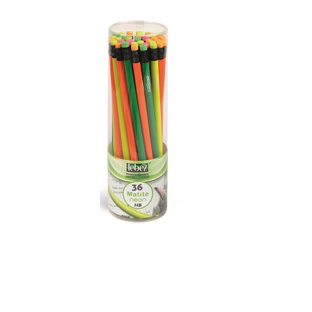 Matita con gomma a fantasia Neon