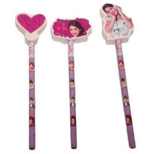 Matita con gomma cuore Violetta