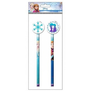 Matita con gomma Frozen 2pz