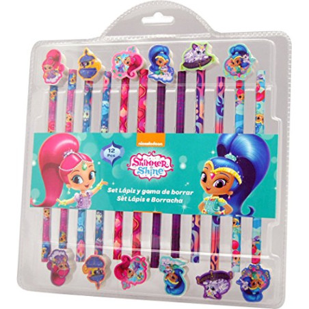 Matita con gomma shimmer & shine
