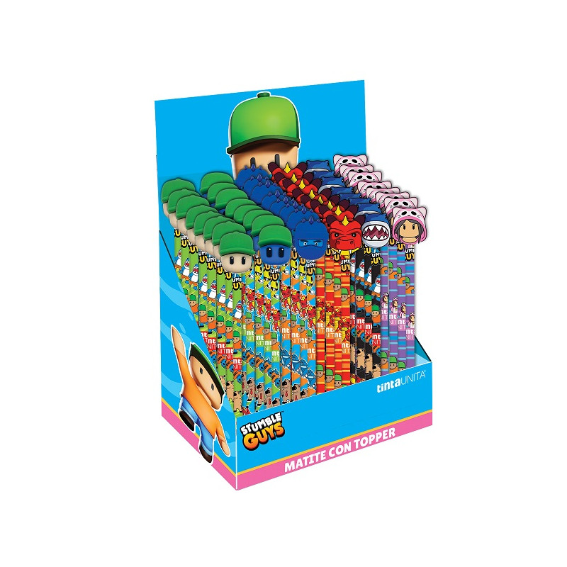 Matita Stumble Guys con topper