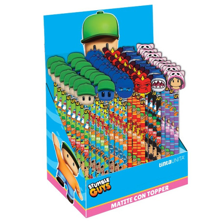 Matita Stumble Guys con topper
