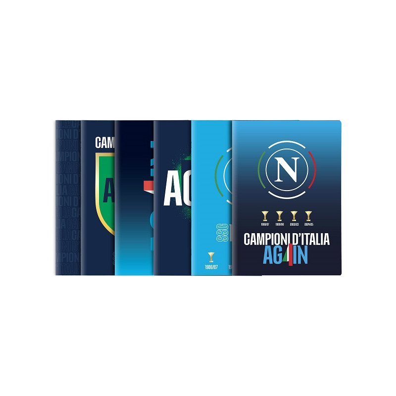 Maxi quaderno AGAIN SSC Napoli Colourbook rig.5mm ( medie e sup.) €2,00)