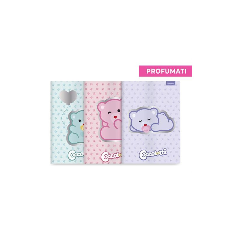 Maxi quaderno Coccolotti classic Profumato Colourbook plus 5mm