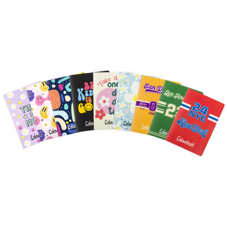 Maxi quaderno Colourbook acidaisy 100gr 36fg / 72pg - 1 rigo