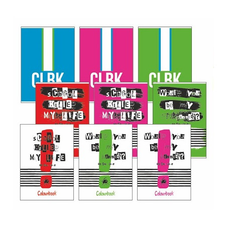 Maxi quaderno Colourbook Killed 36fg / 72pg - rigo 5mm
