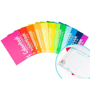 Maxi quaderno Colourbook Plus 100gr - rigo Q  96ff