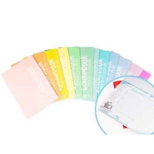 Maxi quaderno Colourbook Plus pastello 100gr - rigo B 96ff