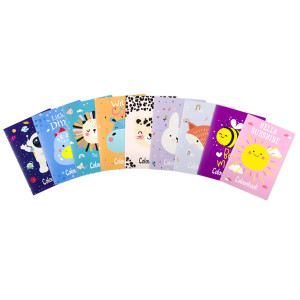 Maxi quaderno Colourbook plus wild & cute 100gr 36fg / 72pg - rigo Q