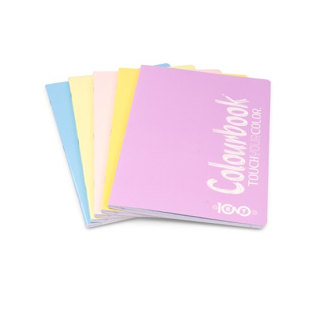 Maxi quaderno Colourbook touch pastello 100gr 36fg / 72pg- rigo 1 rigo