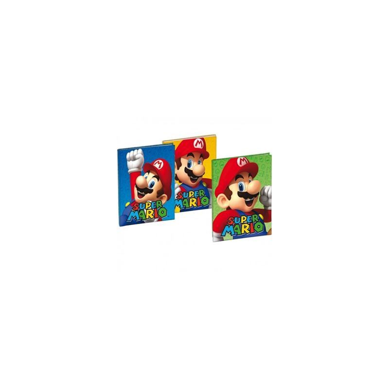 Maxi quaderno Mario Bros 40fg / 80pg - rigo A