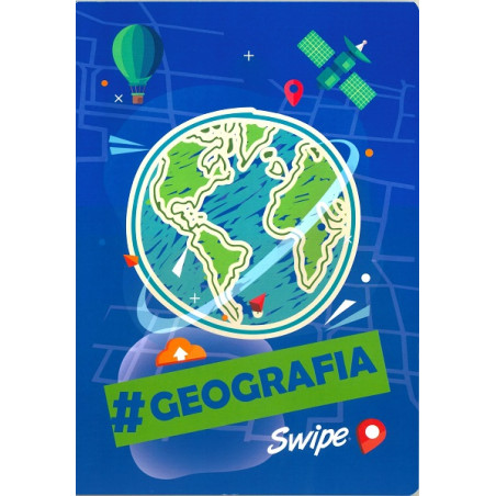 Maxi quaderno Materia geografia rig. 5mm
