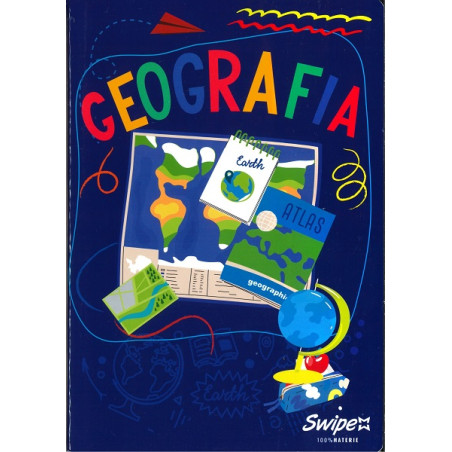 Maxi quaderno Materia geografia rig. 5mm