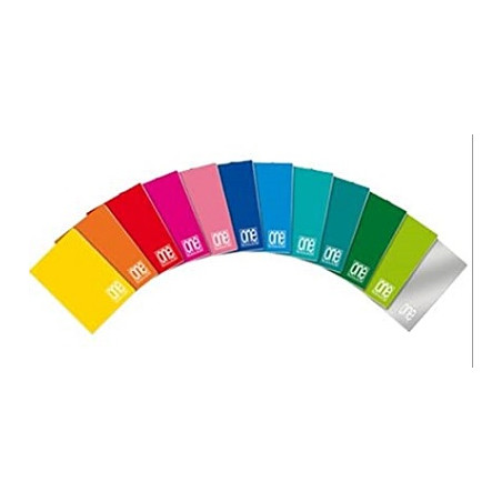 Maxi quaderno One Color 24fg / 48pg 100gr - rigo 5mm