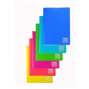 Maxi quaderno One Color PPL Neon 20fg / 40pg copertina - rigo 5mm