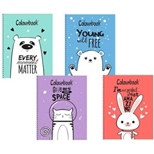 Maxi quaderno pastelloso/kawaii colourbook 5mm