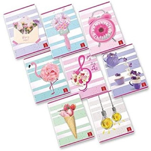 Maxi quaderno Pigna Floral Fancy 48fg / 96pg - rigo Q