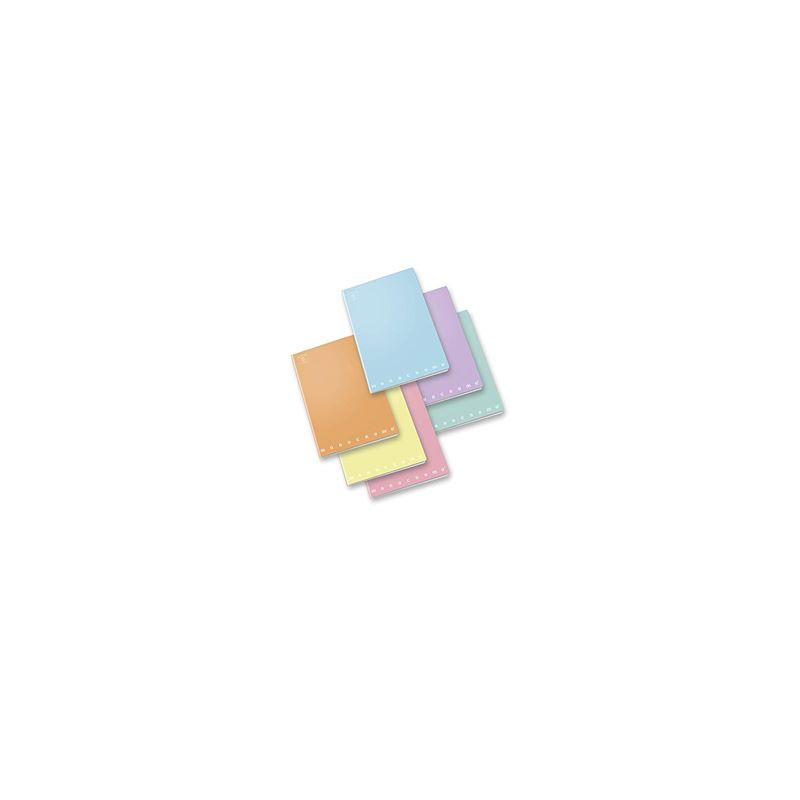 Maxi quaderno Pigna monocromo Pastel 48fg / 96pg - rigo C