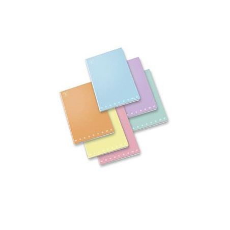 Maxi quaderno Pigna monocromo Pastel 48fg / 96pg - rigo C